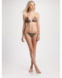 Cali Dreaming | Black Two-piece Mesh Bikini | Lyst