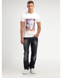 Dolce & Gabbana | White Elvis Presley Tee for Men | Lyst