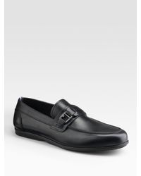 Ferragamo | Black World Tempo Loafers for Men | Lyst