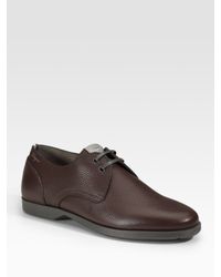 Ferragamo | Brown World Motion Lace Ups for Men | Lyst