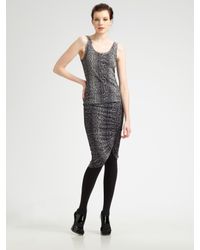 Jean Paul Gaultier | Gray Python-print Tulle Skirt | Lyst
