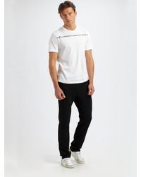 Prada | White Graphic Tee for Men | Lyst