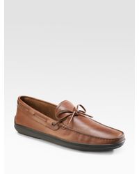 Tod's | Brown Marlin Hyannisport Moccasins for Men | Lyst