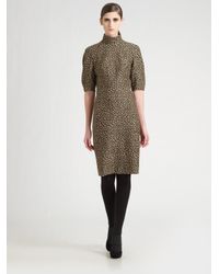 Akris | Multicolor Dalmatian-print Knit Dress | Lyst