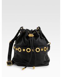 Badgley Mischka | Black Erin Drawstring Bag | Lyst