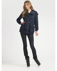 Burberry Brit | Blue Gateshead Packable Raincoat | Lyst