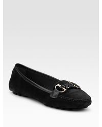 Ferragamo | Black Lubiana Driver | Lyst