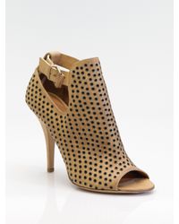 Givenchy | Natural Victoria Peep-toe Ankle Boots | Lyst