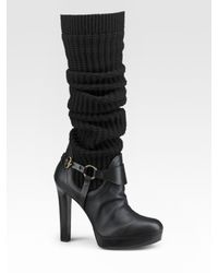 Gucci | Black Lola Boots | Lyst