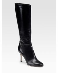 Jimmy Choo | Black Kirby Point-toe Boots | Lyst