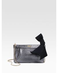 kate spade new york | Metallic Agatha Chain Mini Crossbody Bag | Lyst