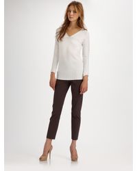 Lavia18 | White Wave-ribbed Sweater | Lyst
