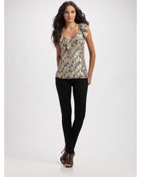 Leifsdottir | Natural Gilded Blouse | Lyst