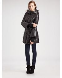 Mackage | Blue Shiny Puffer Coat | Lyst