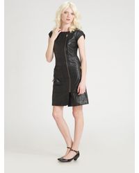 Marc By Marc Jacobs | Black Glove Leather Dress | Lyst