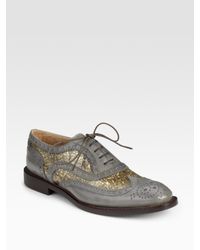 Marc Jacobs | Gray Glitter Oxford | Lyst