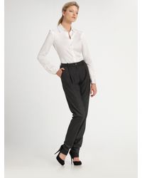 Michael Kors | White Charmeuse Shirt | Lyst