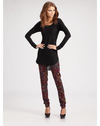 Rag & Bone | Black Sheer Back Tunic | Lyst