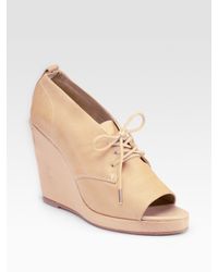 Rag & Bone | Natural Sahara Open-toe Wedges | Lyst