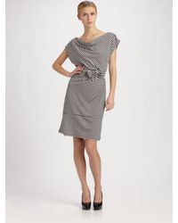 Weekend by Maxmara | Blue Abetone Striped Mock-wrap Dress | Lyst