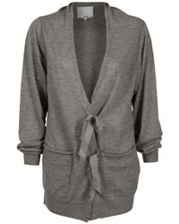 3.1 Phillip Lim | Gray Drape Cocoon Cardigan | Lyst