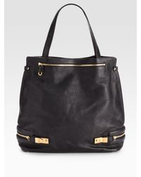 Chloé | Black Cary Leather Tote | Lyst
