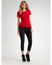 Current/Elliott | Black Easy Trouser Jeans | Lyst