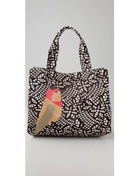 Marc By Marc Jacobs | Black Rufous Humming Birds Tote | Lyst