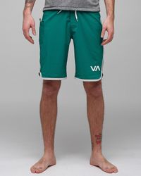 RVCA | Green Eastern Trunk for Men | Lyst