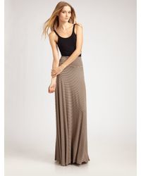 Rachel Pally | Gray Striped Maxi Skirt | Lyst