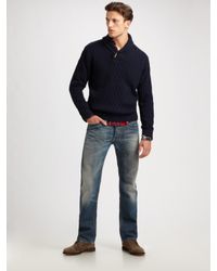 Gant Rugger | Blue Shawl-collar Sweater for Men | Lyst