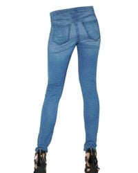 Kova & T | Blue Ligth Stretch Denim Leggings | Lyst