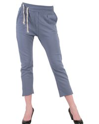 Novemb3r | Gray Fleece Trousers | Lyst