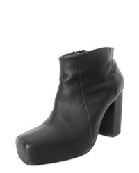 Rad Hourani | Black 110mm Side Zipped Calfskin L Boots | Lyst