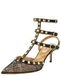 Valentino | Black Ankle Strap | Lyst
