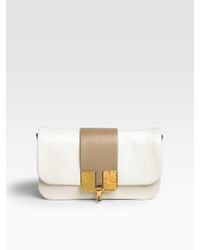 Marc Jacobs | White Black Orchid Singapore Leather Clutch | Lyst