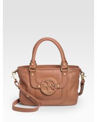 Tory Burch | Natural Amanda Top Handle Bag | Lyst