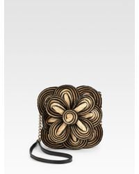 Kate Spade | Natural Bitsy Flower Straw Mini Bag | Lyst