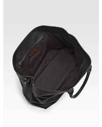 Bottega Veneta | Black Marco Polo Large Tote | Lyst