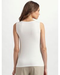 Elie Tahari | Natural Jayden Stretch-linen Pants | Lyst