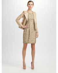 DKNY | Natural Leather Motorcycle Jacket | Lyst