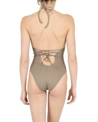 Playa Di Roberta Corti | Brown Padded Bra Bathing Suit | Lyst