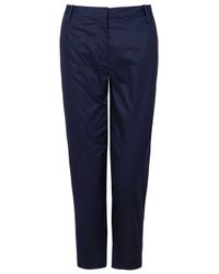 Designers Remix | Blue Newclass Casual Trousers | Lyst