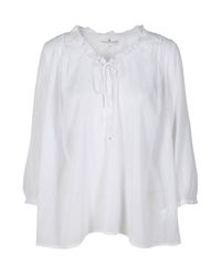 Designers Remix | White Andora Chiffon Blouse | Lyst