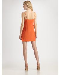 Tibi | Orange Silk Cami Dress | Lyst