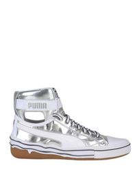 PUMA | Metallic Canvas Ankle Height Sneakers for Men | Lyst