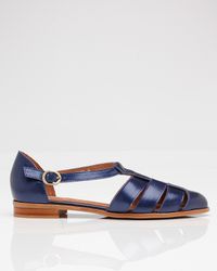 Jeffrey Campbell | Blue Sumah Buckle Flat | Lyst