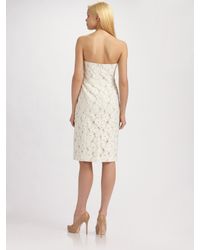 Lafayette 148 New York | White Catalina Floral Lace Dress | Lyst