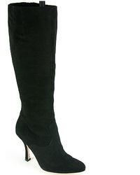 Dolce Vita | Black 'Bentley' Suede Tall Boots | Lyst