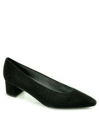 Stuart Weitzman | Chiclo - Black Suede Pump | Lyst
